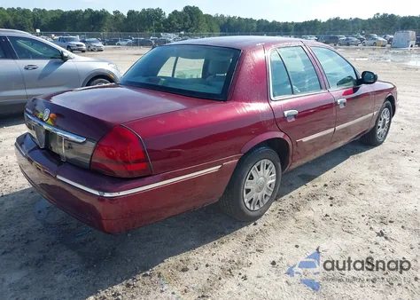 2008 Mercury Grand Marquis Gs from USA, damaged, VIN 2MEFM74V48X610427